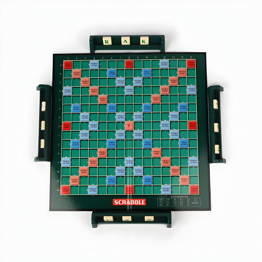 Scrabble Board Game – Classic Word Building Game for Family & Kids