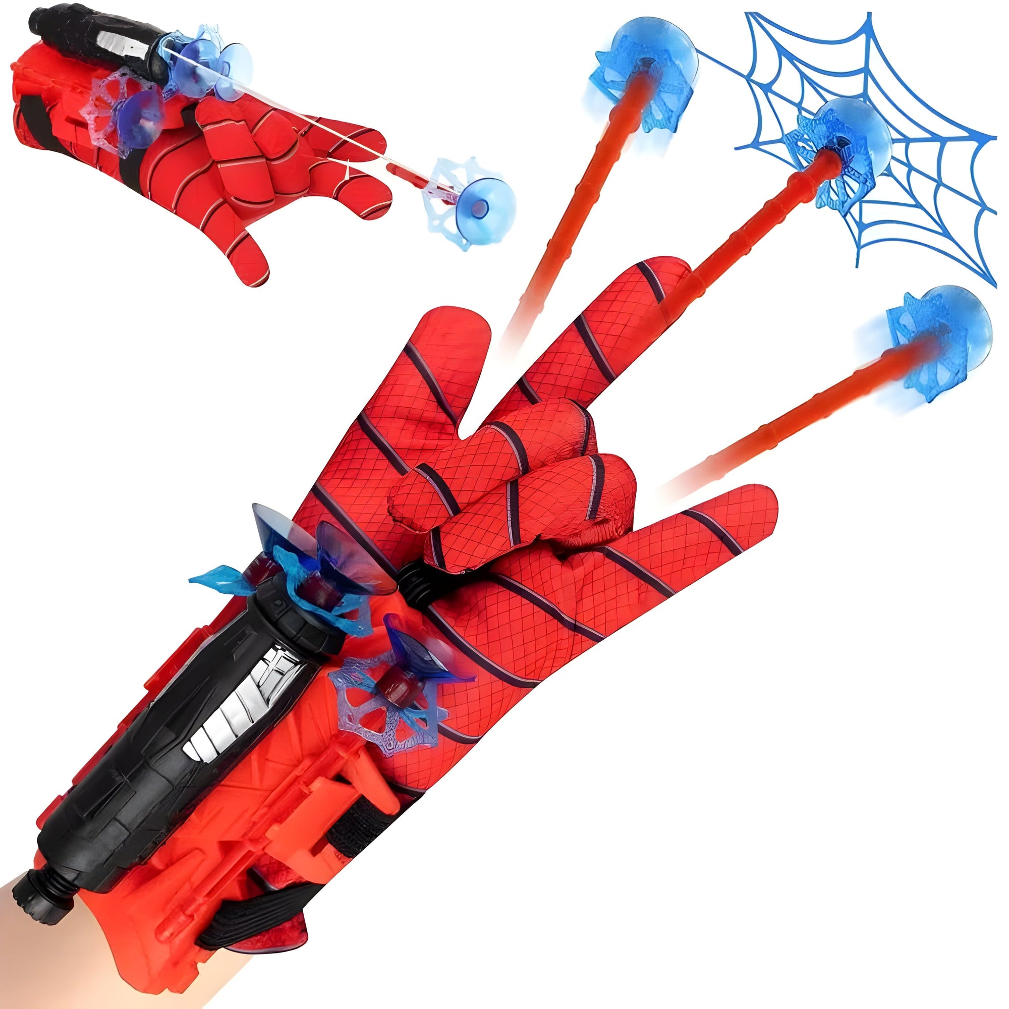 Spiderman Web Shooter Gloves Toy Set for Kids – 2 Sets Launcher & Wrist Toys