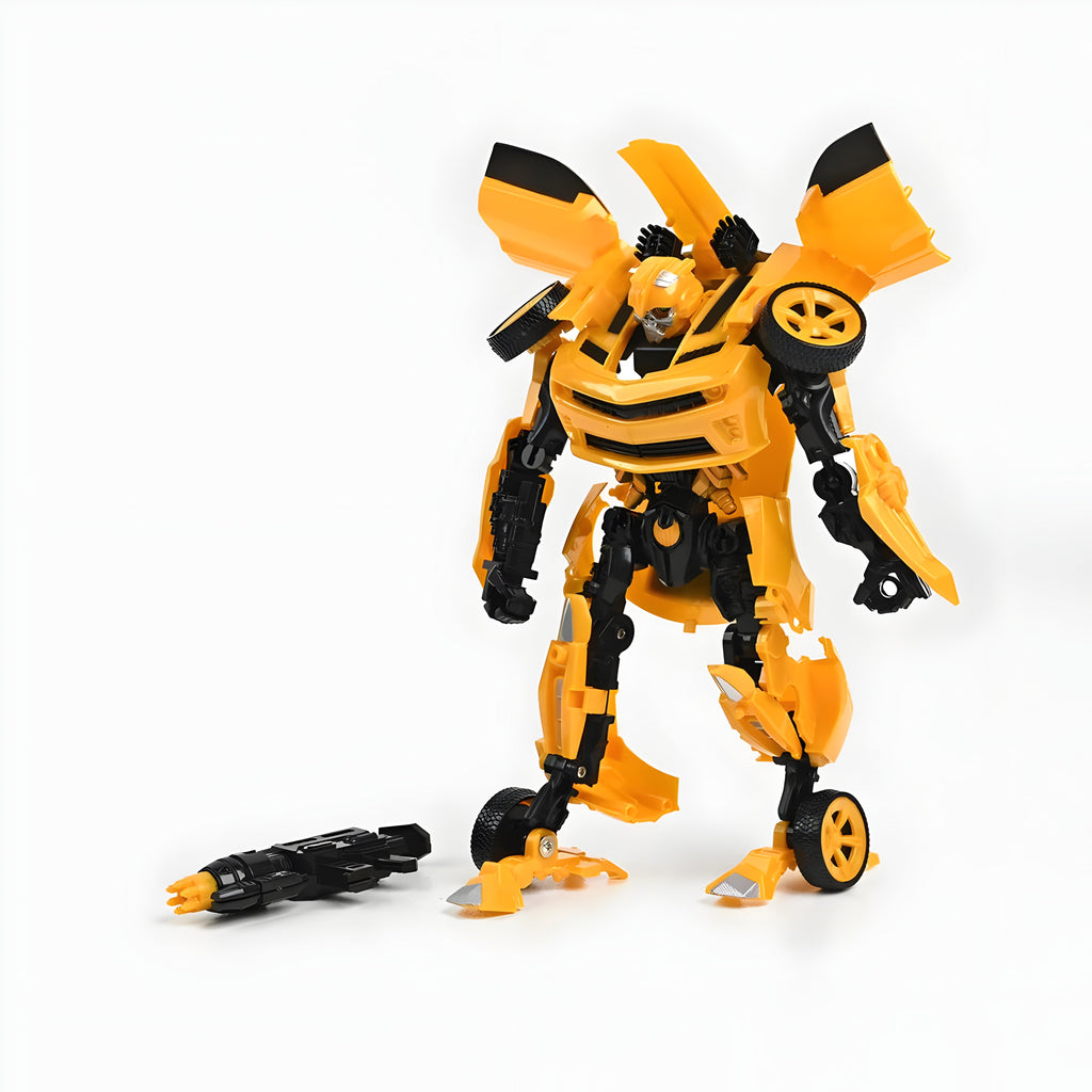 Transforming Robot Car Toy – 2-in-1 Car & Robot with Gun (No Batteries Needed)