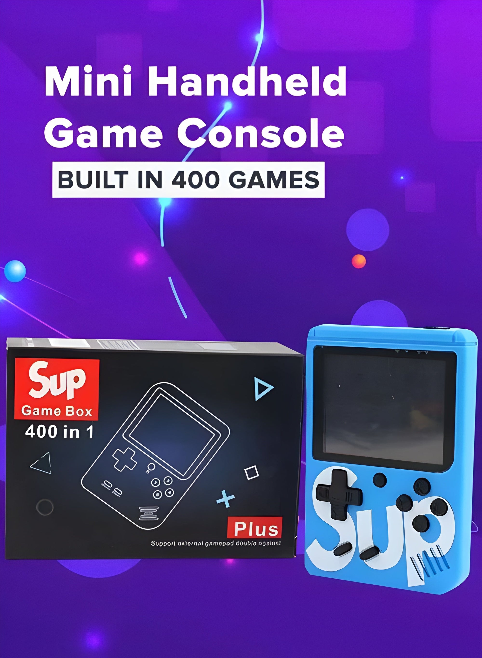 Sup Game Box 400 in 1 Portable Handheld Console