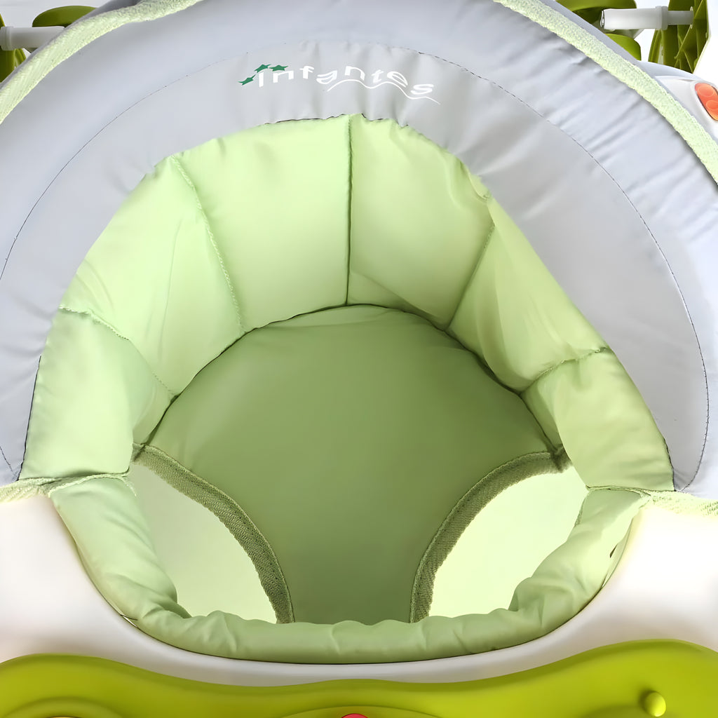 Baby Walker & Rocker 2-in-1 with Music & Lights | (6M+) Green