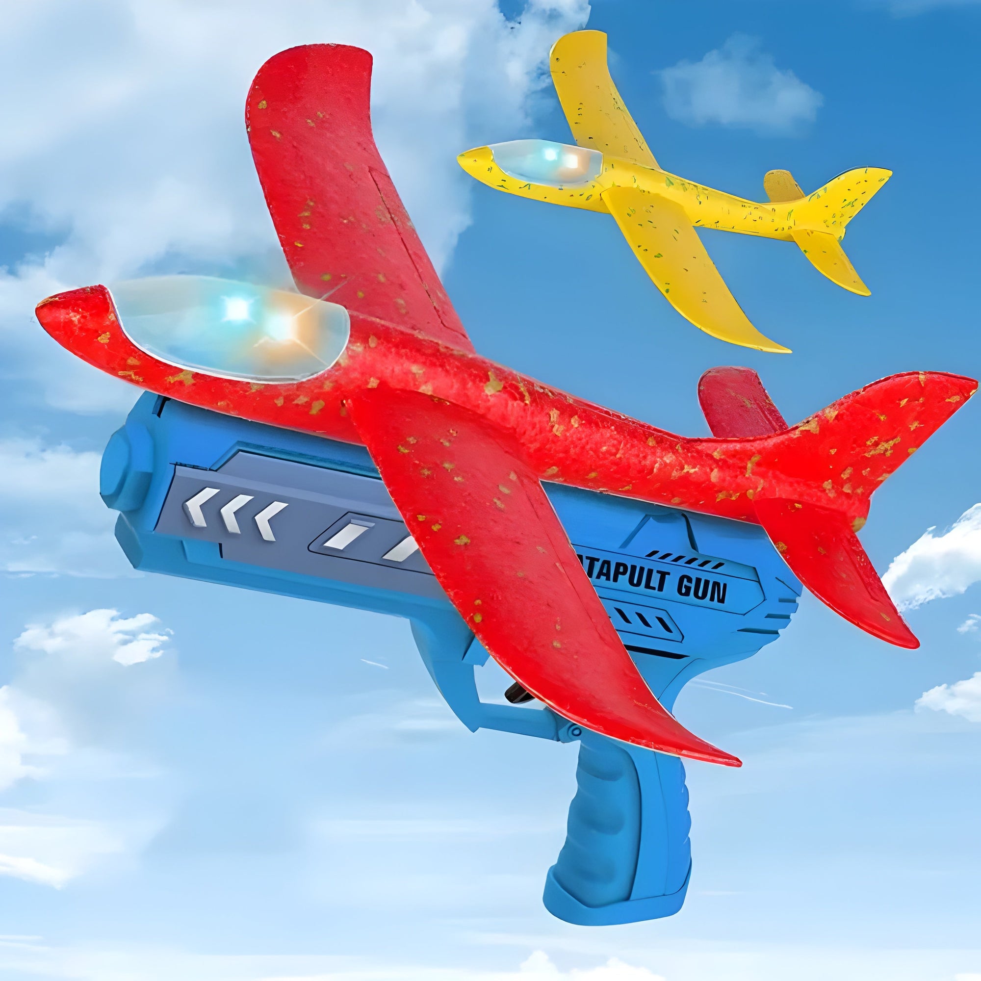 Airplane Launcher Gun Toy Set – Outdoor Flying Toy for Kids