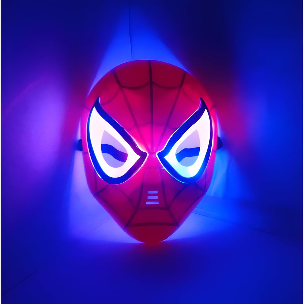 Spider Man Led Mask – Super Hero Costume Toy Gift for Kids