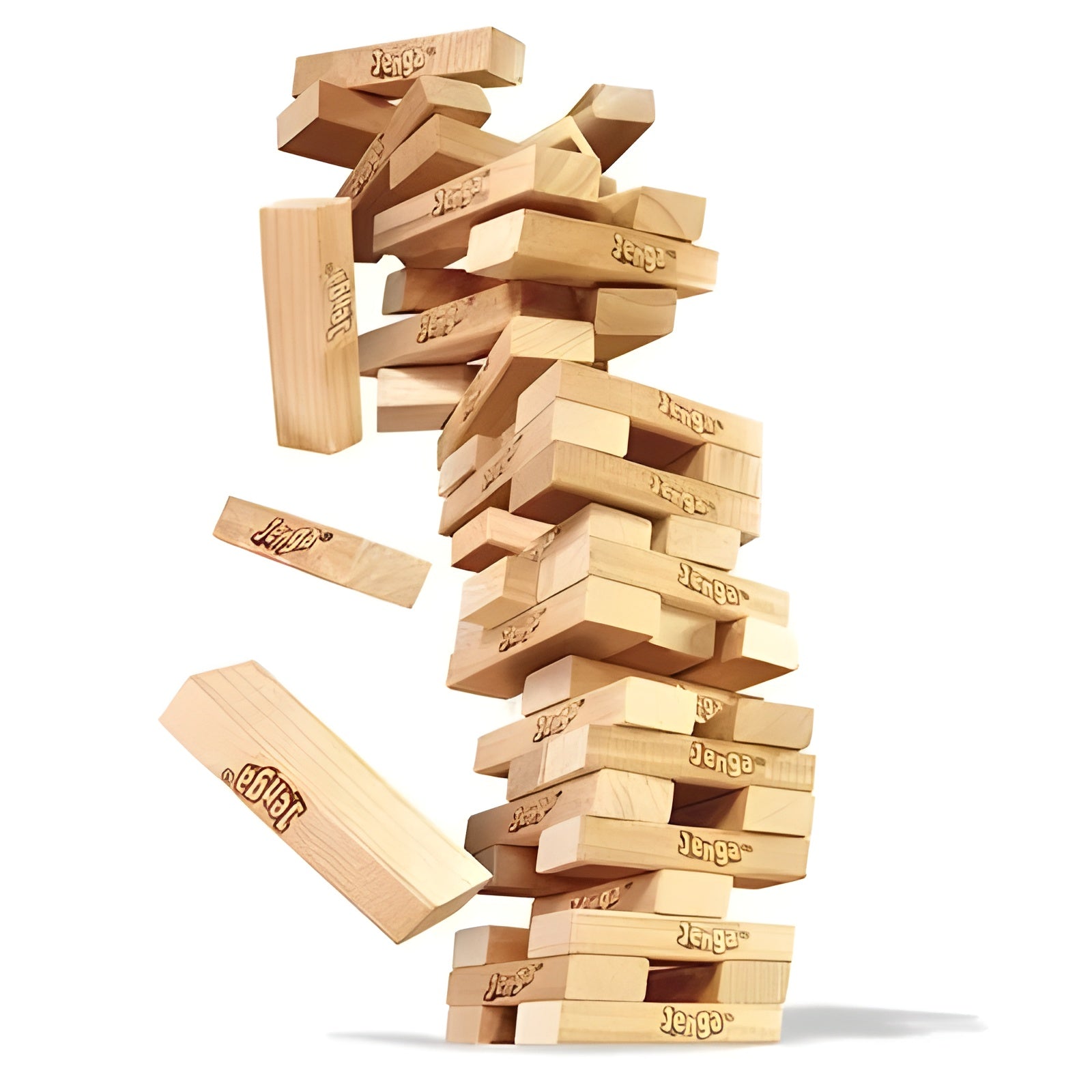 Classic Jenga Wooden Stacking Tower Game for Kids & Family