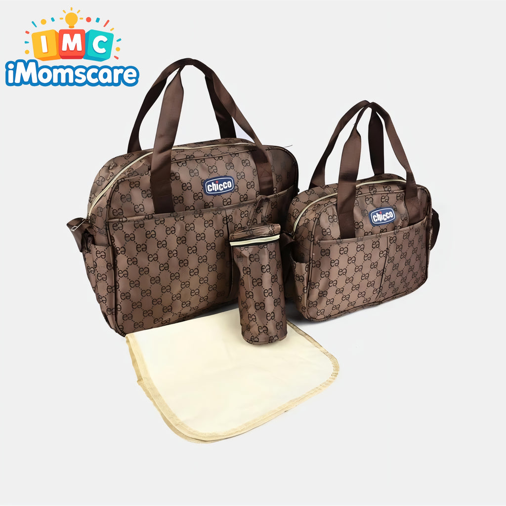 Mother Bag Baby Care | Premium Set - Shine Brown MB07