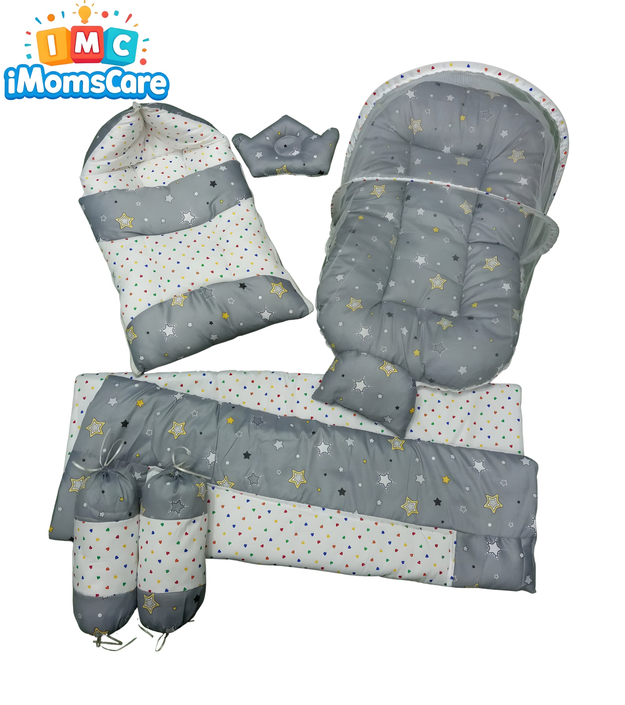 Carry Nest with Complete Set Bedding | Grey - CN13