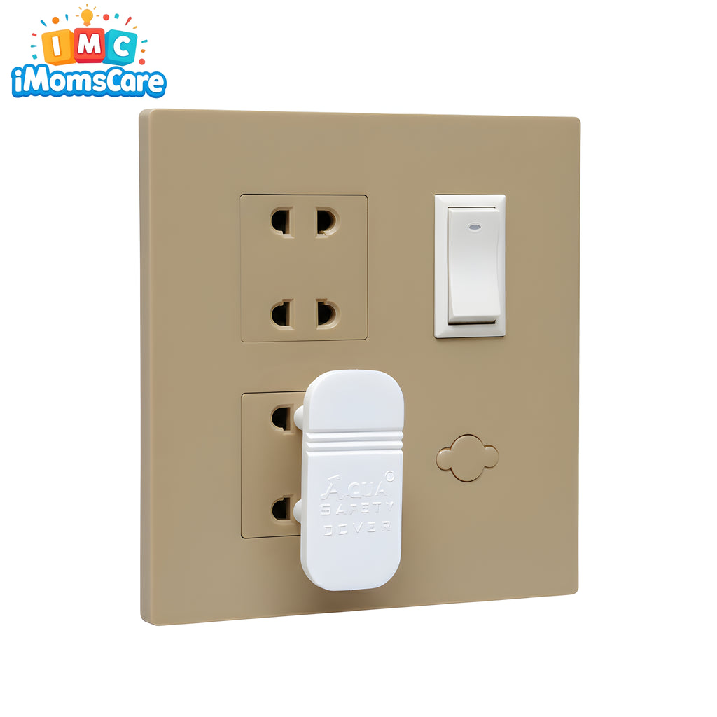Baby Electrical Socket Safety Cover | 2 Pin Plug - Pack of 10