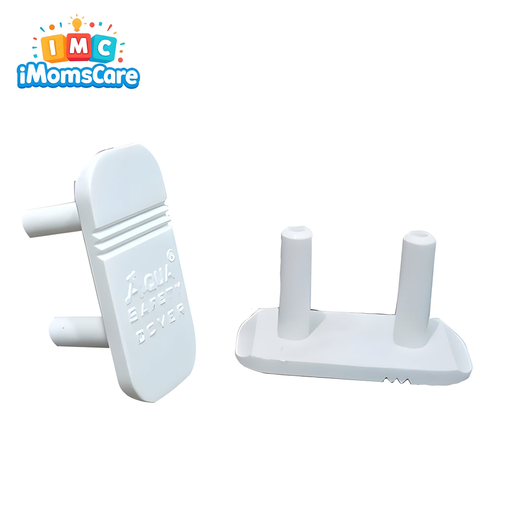 Baby Electrical Socket Safety Cover | 2 Pin Plug - Pack of 10