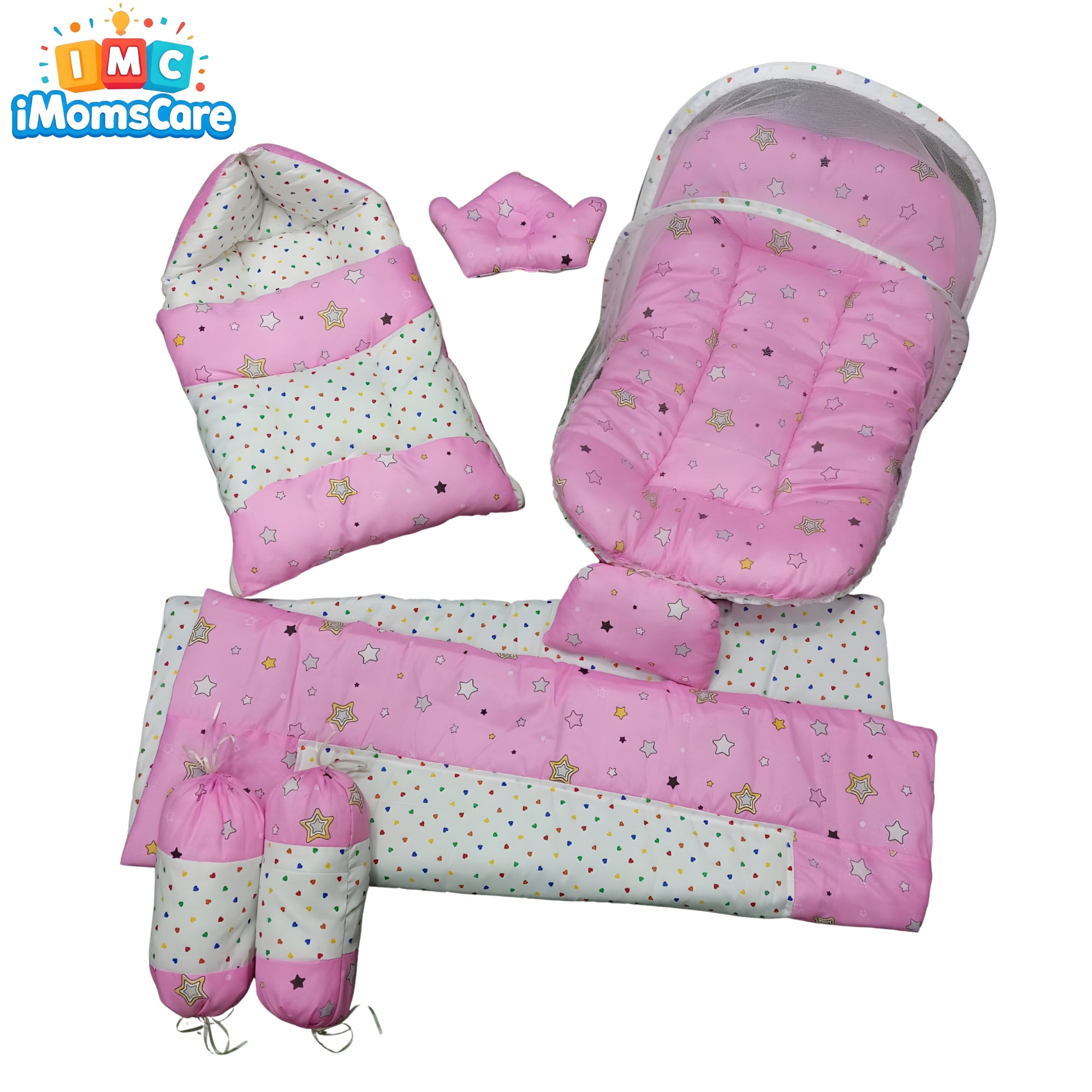 Carry Nest with Complete Set Bedding | Pink – CN14