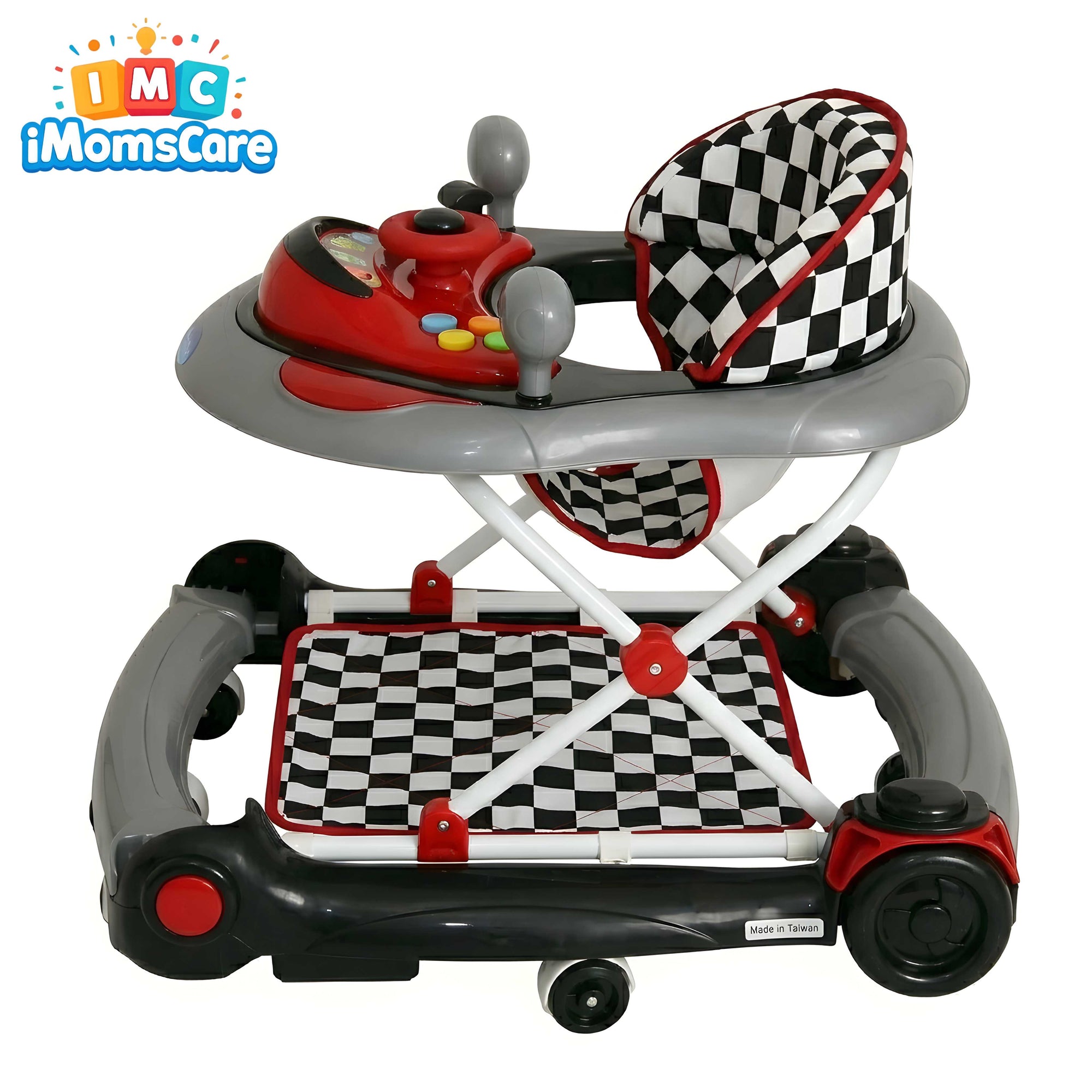 Baby Walker with Music Tray – Brand Infantes 8877 Red