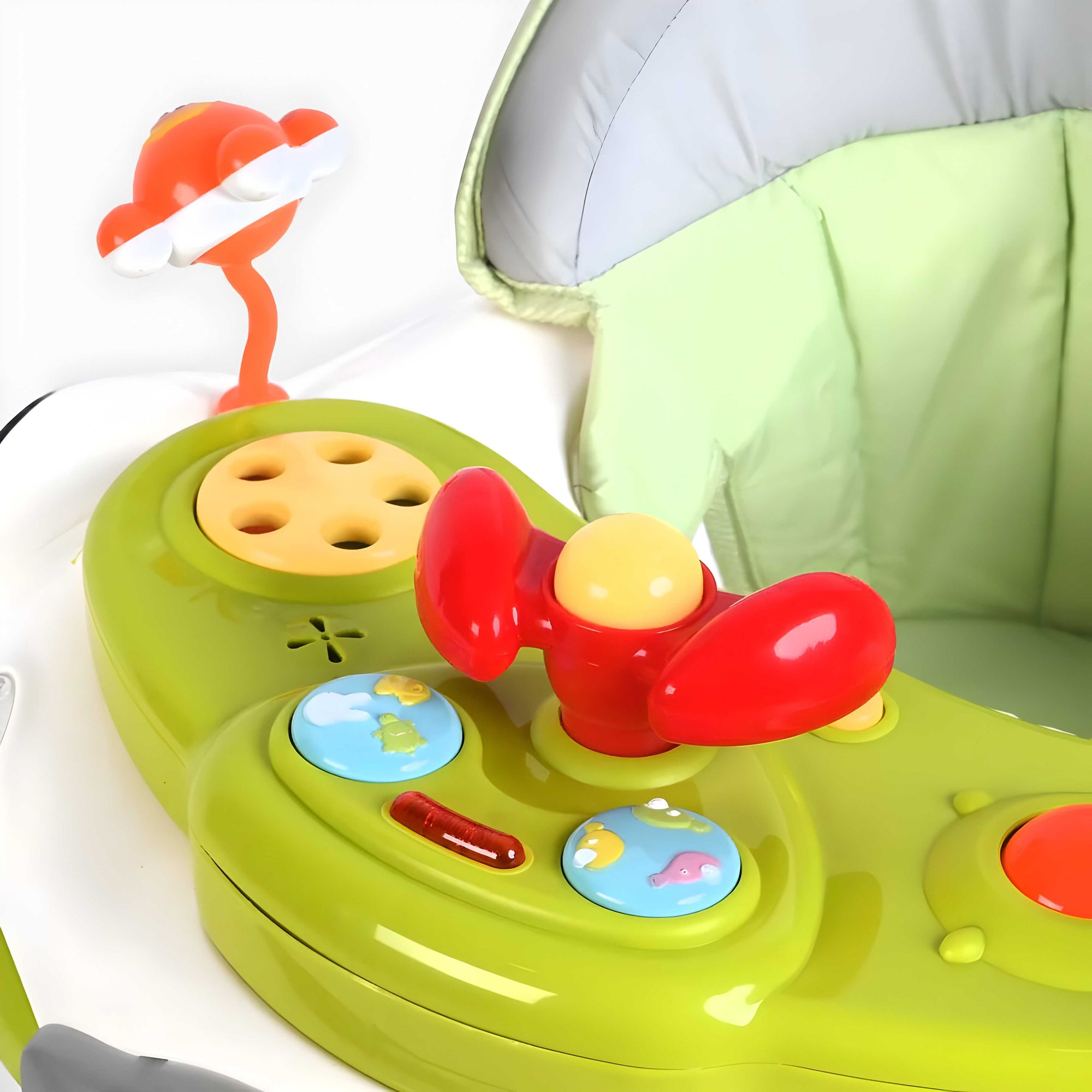Baby Walker & Rocker 2-in-1 with Music & Lights | (6M+) Green