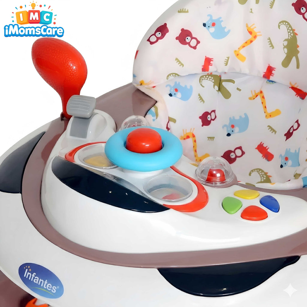 Baby Walker 2in1 Infantes | Pink BW03