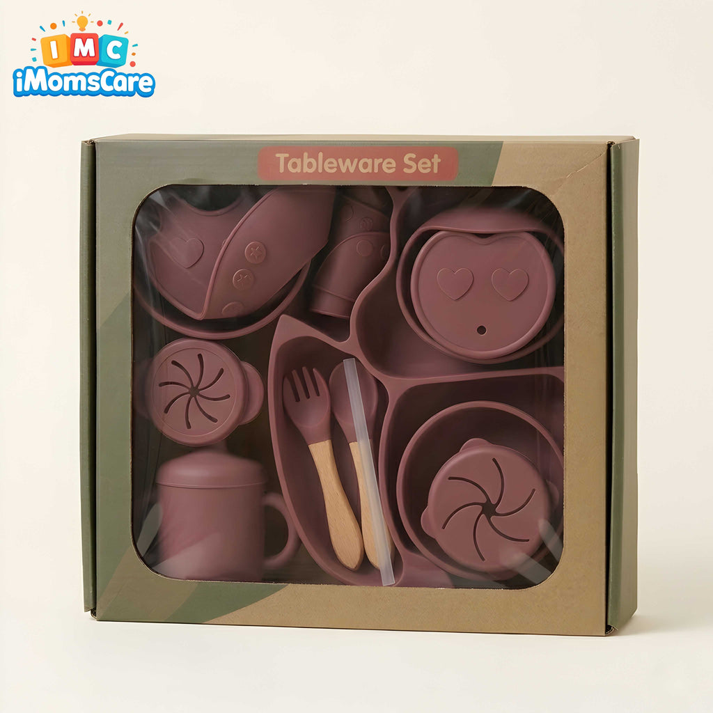 Premium Baby Weaning Starter Set | BPA Free Silicone Feeding Essentials Kit
