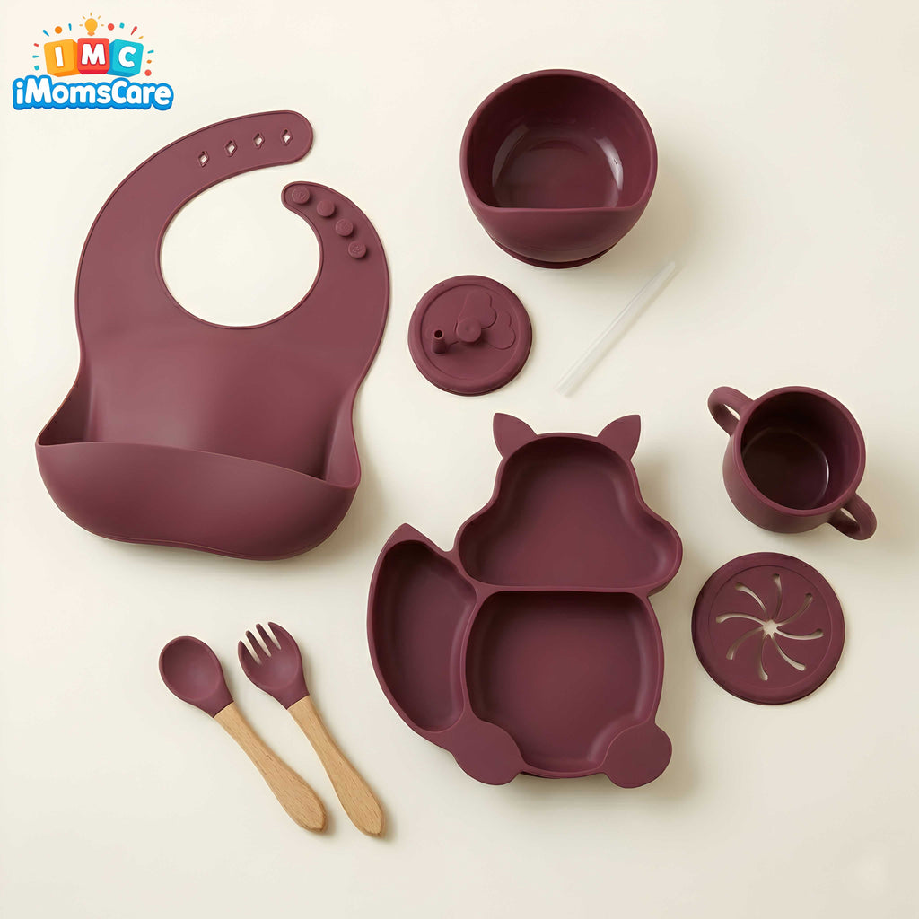 Premium Baby Weaning Starter Set | BPA Free Silicone Feeding Essentials Kit