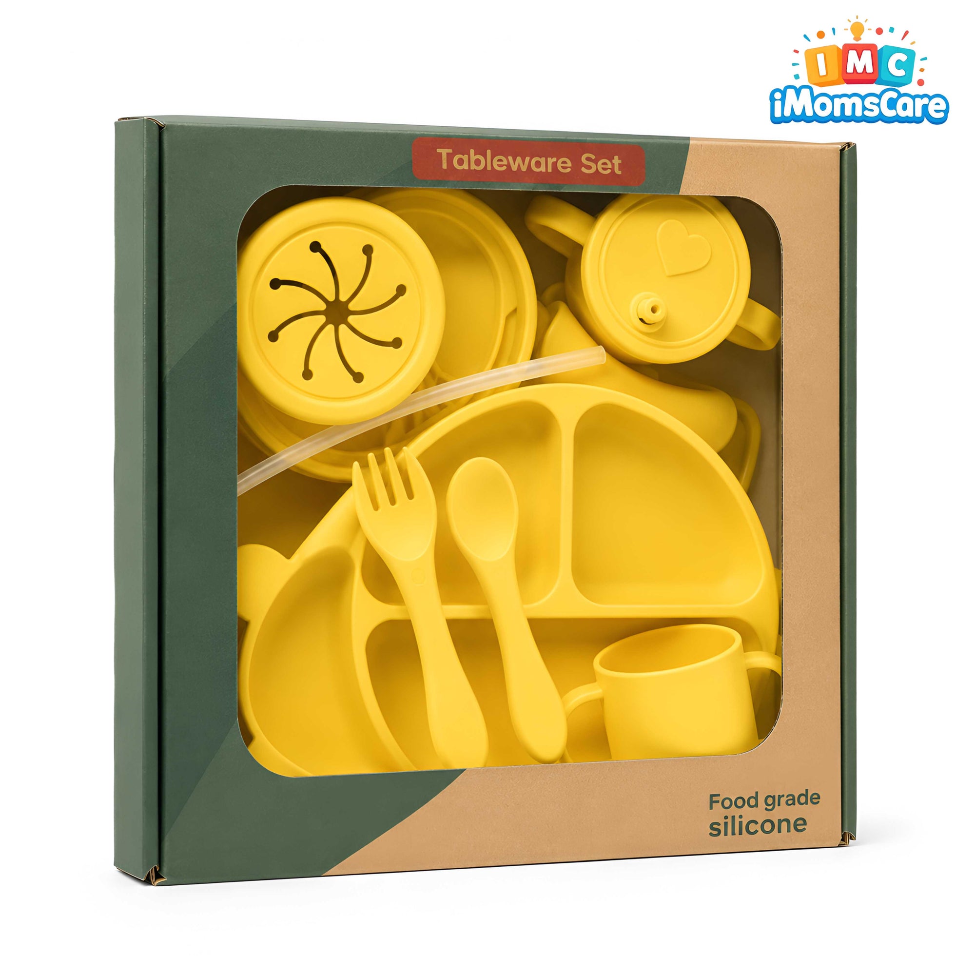 Silicone Baby Feeding Set 8PCS pumpkin shape | Best Price Best Quality