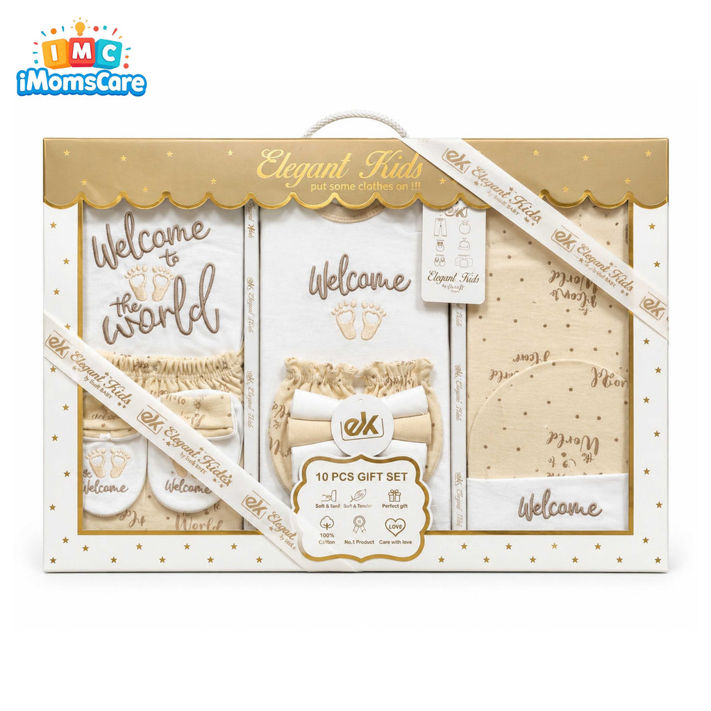 Elegant Kids 10 Pcs Newborn Baby Gift Set