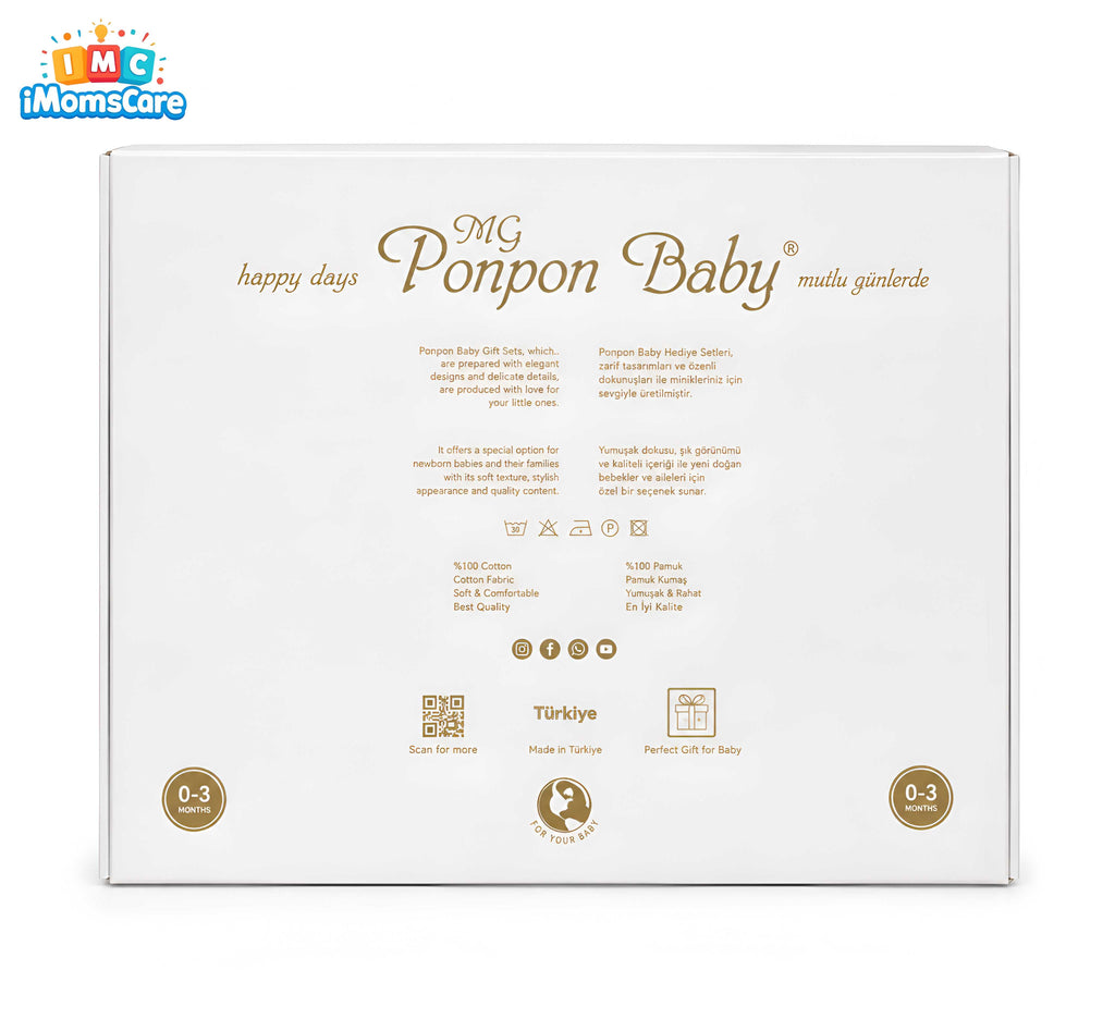 Premium Newborn Gift Box for Baby Girls | Made in Turkey