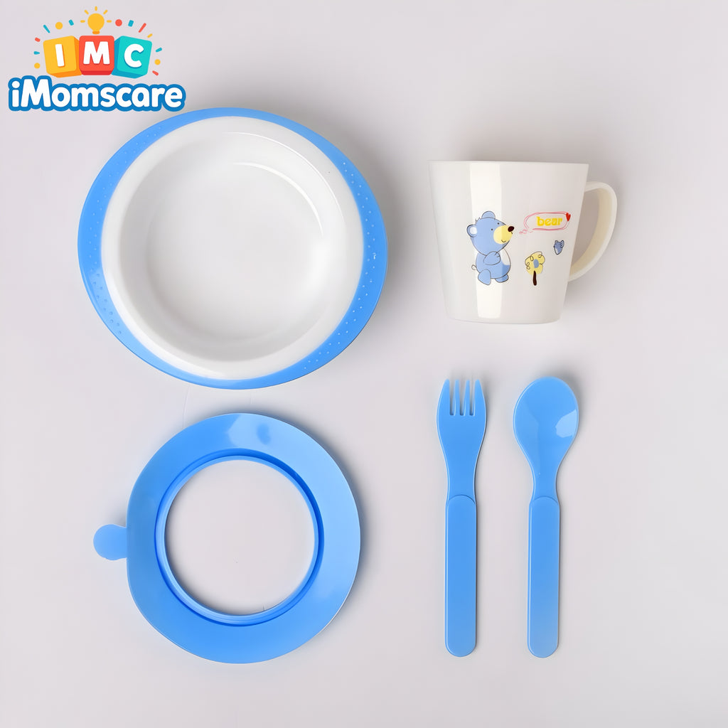 Baby Tableware Feeding Set - 902-blue