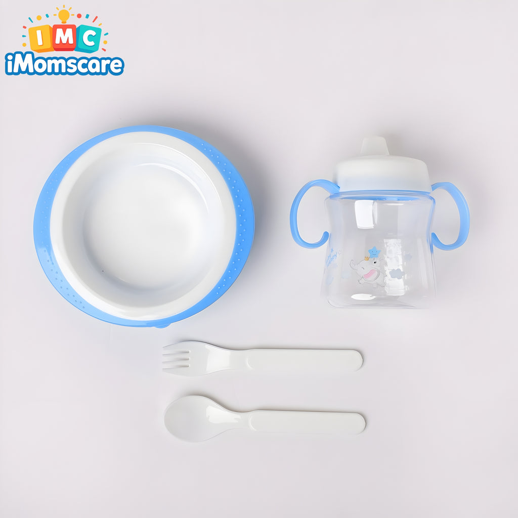 Baby Tableware Feeding Set - 902-Blue