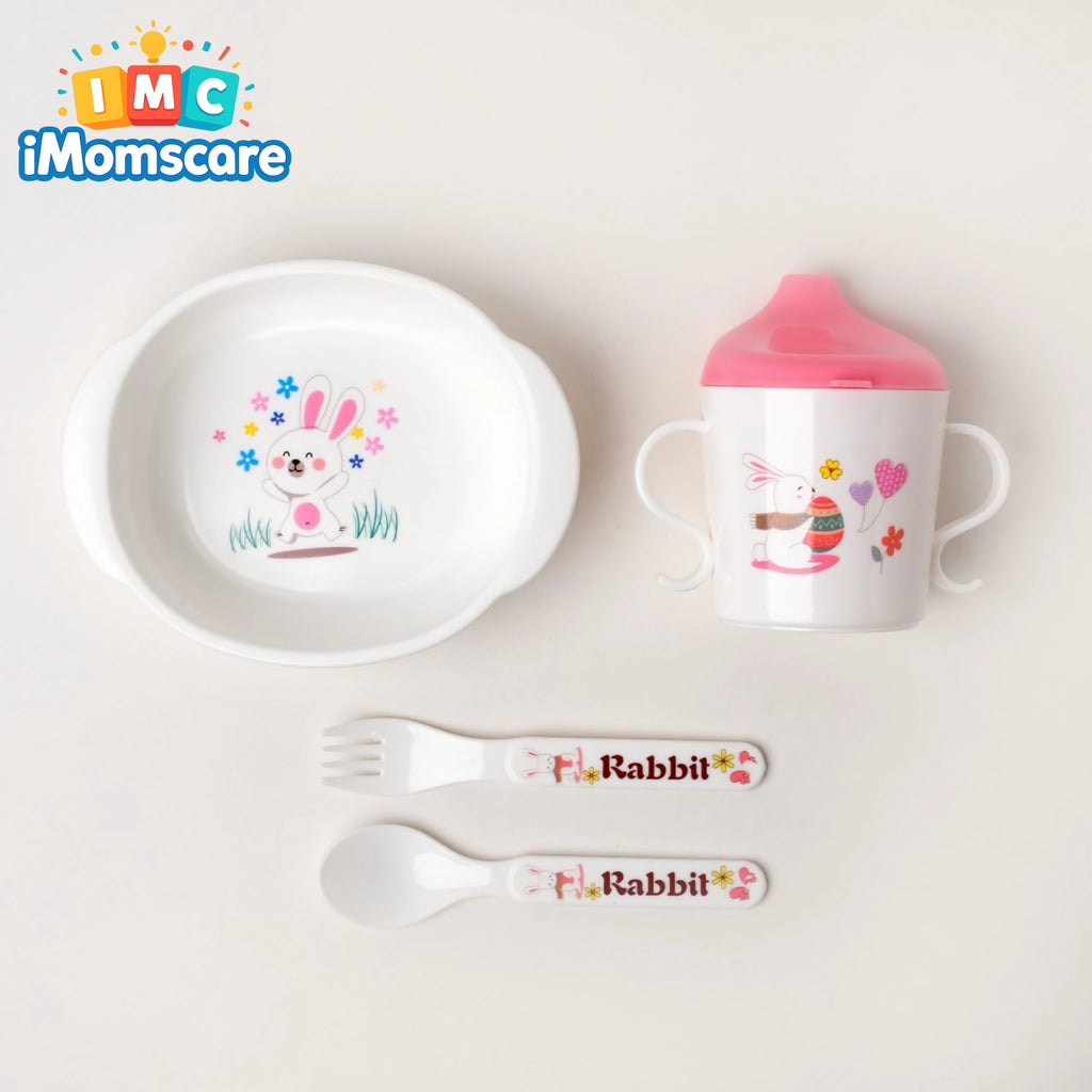 Baby Tableware Feeding Set - 902-Pink