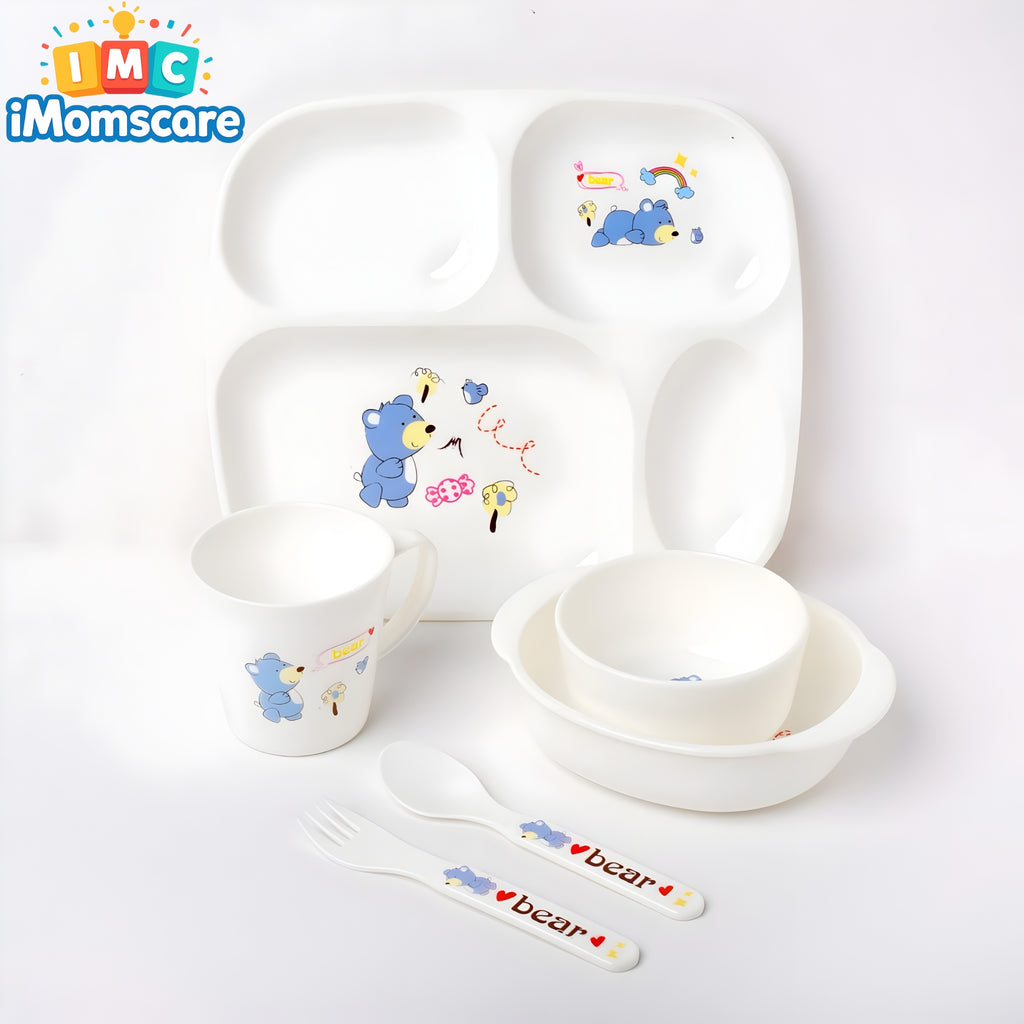 Baby Tableware Feeding Set - 909-Blue