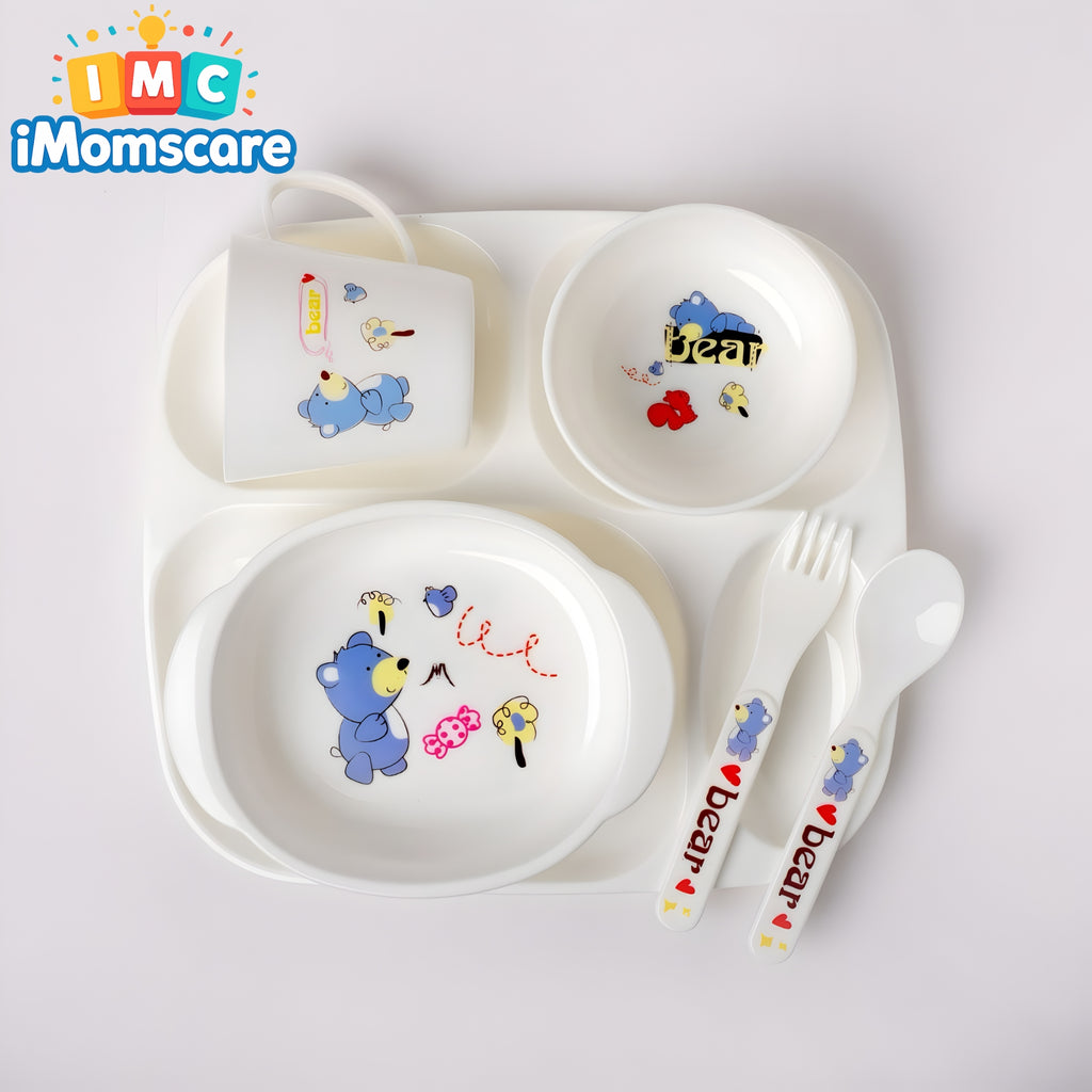 Baby Tableware Feeding Set - 909-Blue