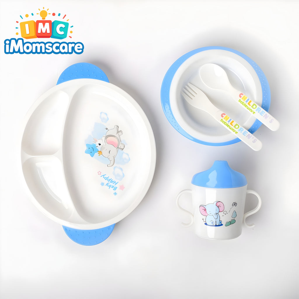Baby Tableware Feeding Set - 912-Blue