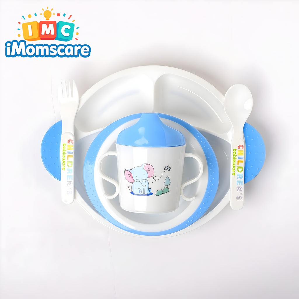 Baby Tableware Feeding Set - 912-Blue