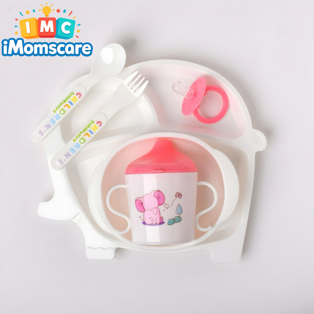 Baby Tableware Feeding Set - 911-pink