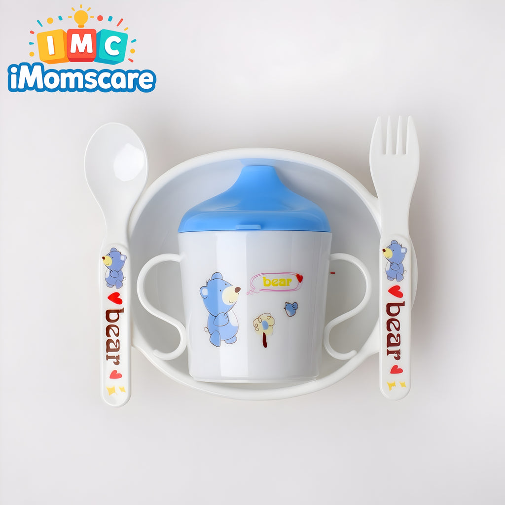 Baby Tableware Feeding Set - 902-Blue
