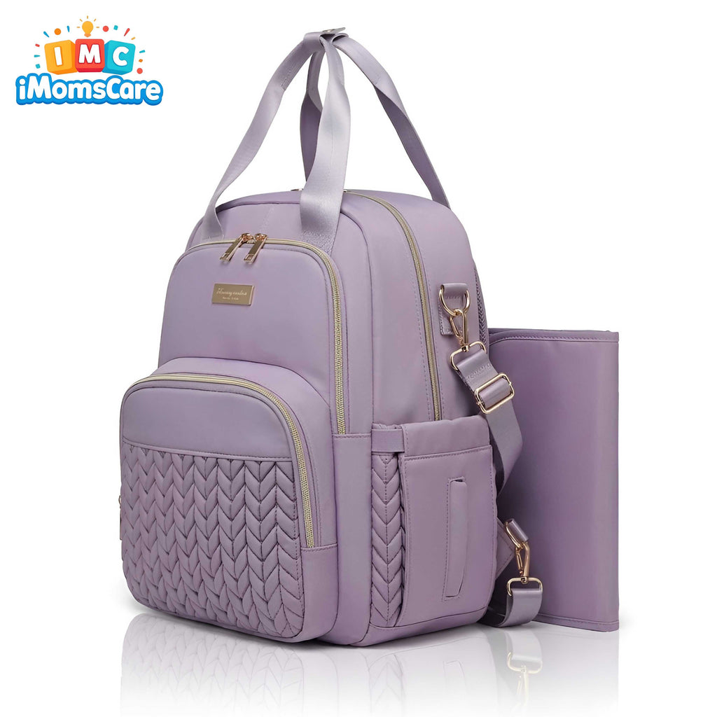 Diaper Bag Backpack with Changing Mat