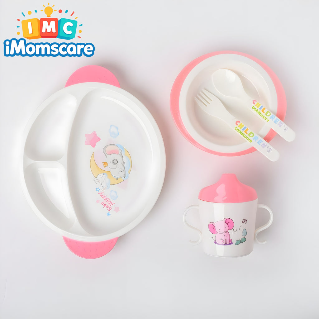 Baby Tableware Feeding Set - 912-pink