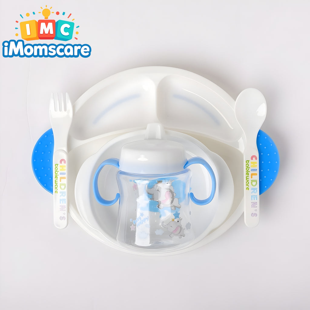 Baby Tableware Feeding Set - 913-Blue