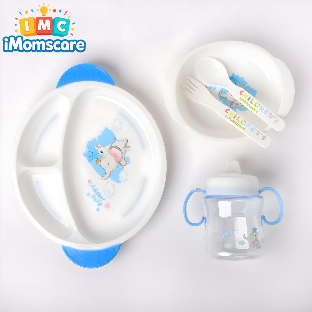 Baby Tableware Feeding Set - 913-Blue