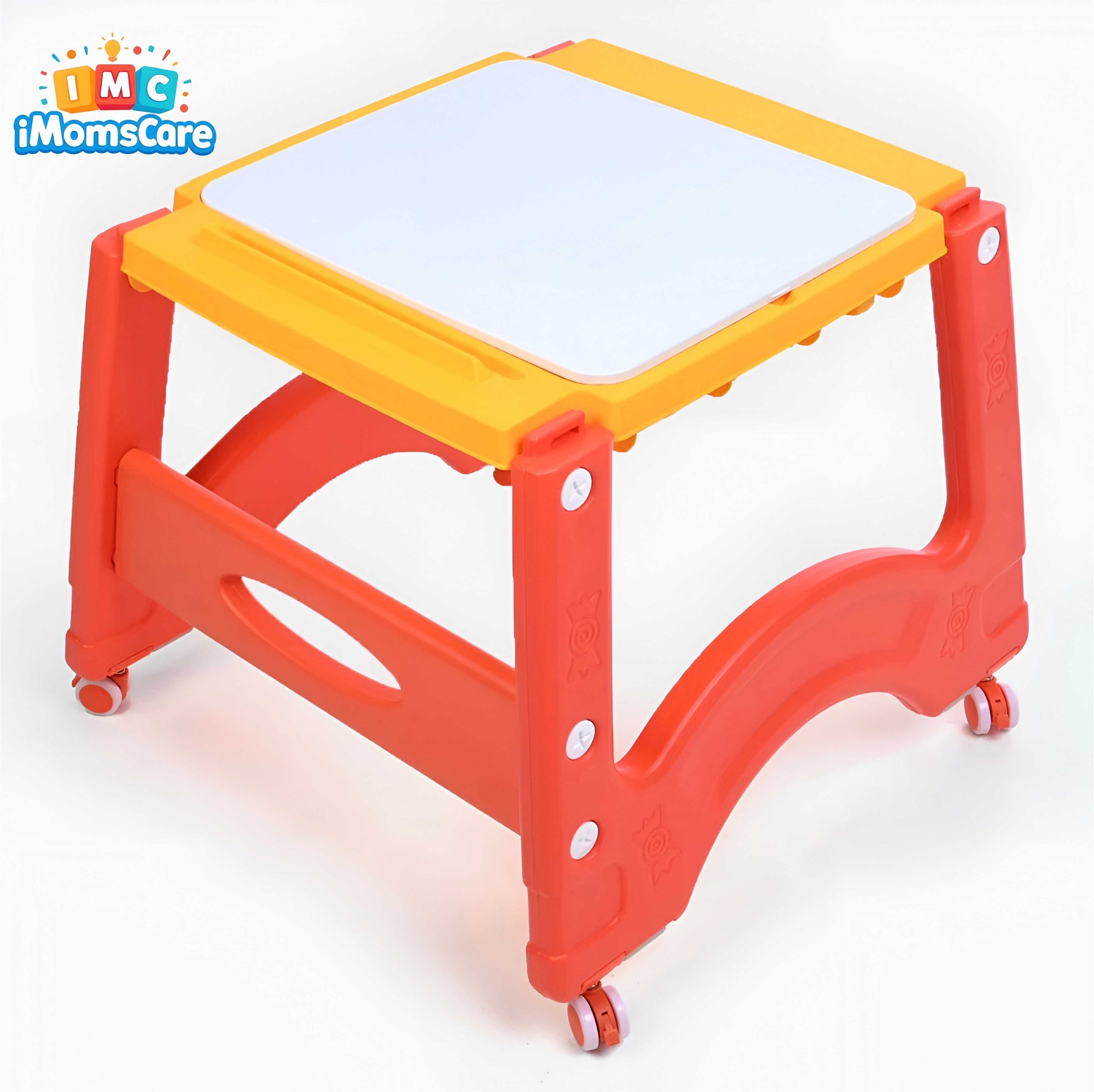 Adjustable Baby Feeding Chair with Double Tray – Foldable Baby Dining Chair