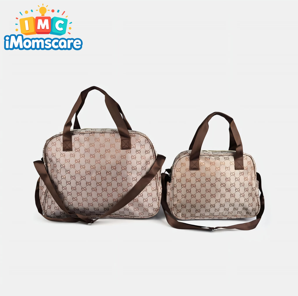 Mother Bag Baby Care | Premium Set - Shine Brown MB07