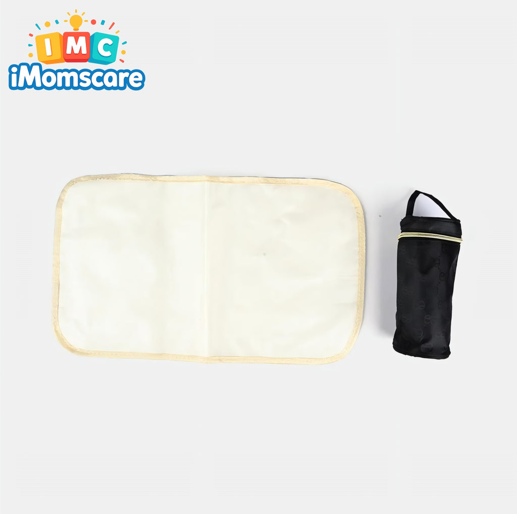 Mother Bag Baby Care | Premium Set - Shine Black MB06