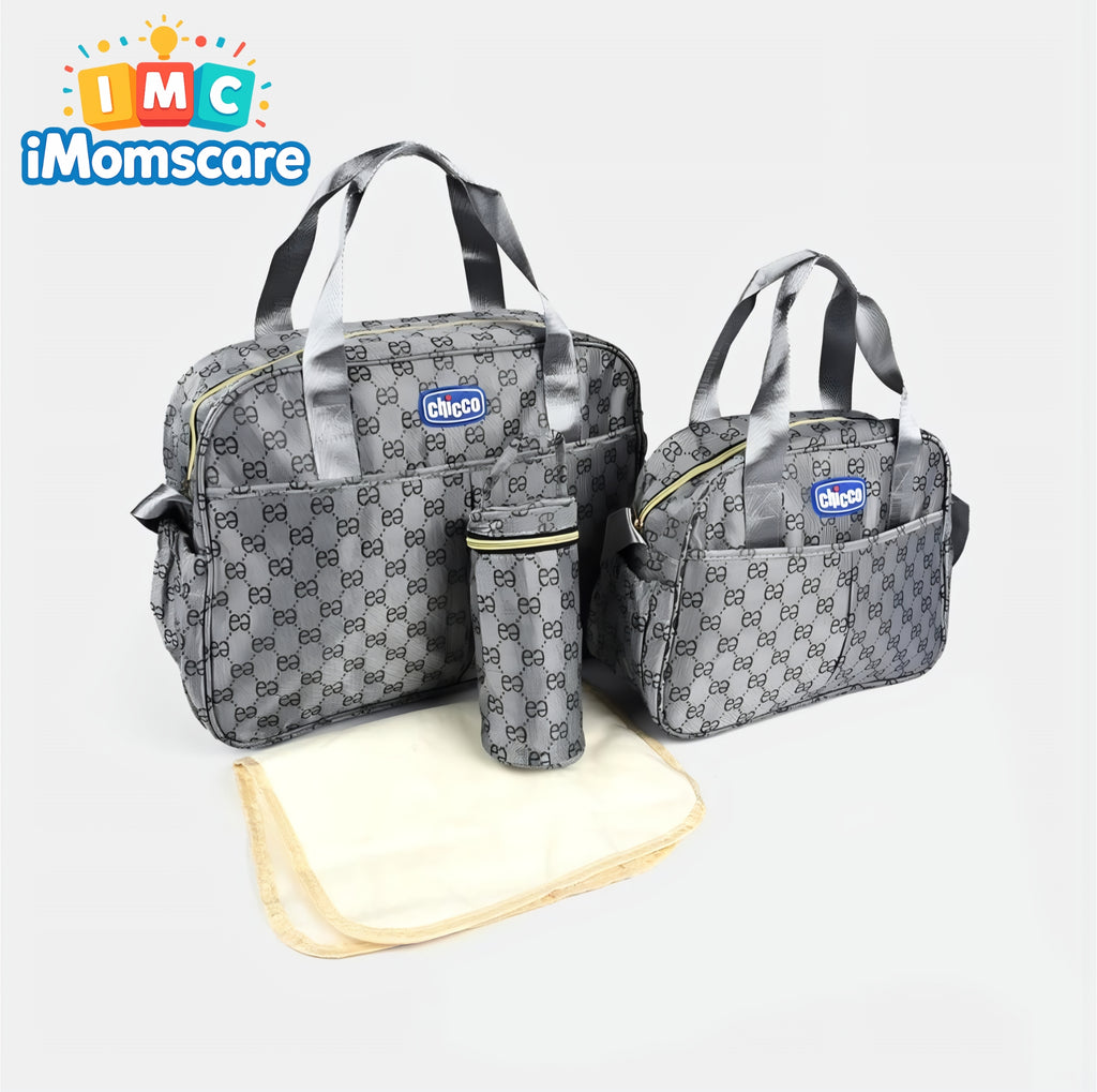 Mother Bag Baby Care | Premium Set - Shine Gray MB05