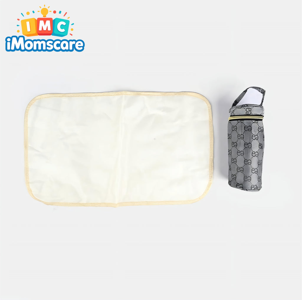 Mother Bag Baby Care | Premium Set - Shine Gray MB05
