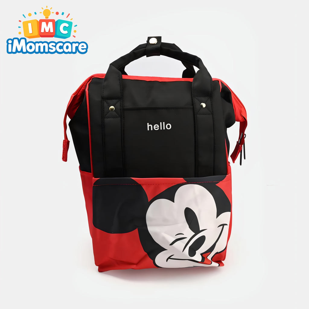 Mother Bag Pack Baby Care | Mickey Red MBP09