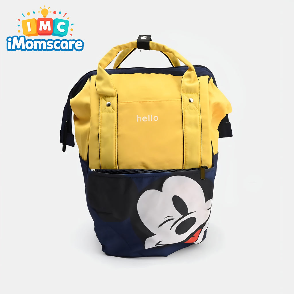 Mother Bag Pack Baby Care | Mickey Yellow MBP07