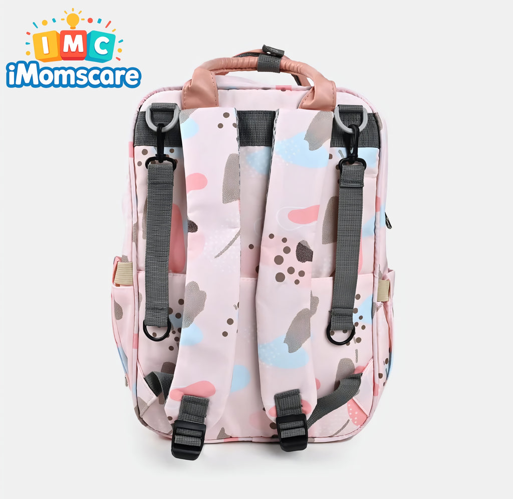 Mother Bag Pack Baby Care | Spacious Pink MBP12