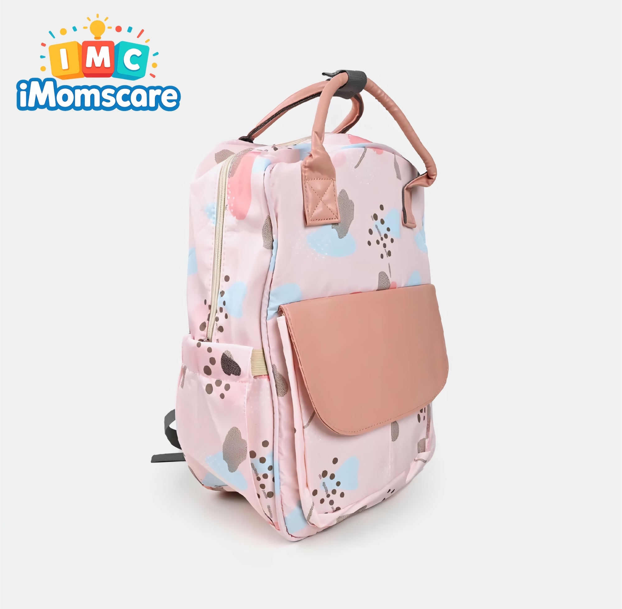 Mother Bag Pack Baby Care | Spacious Pink MBP12