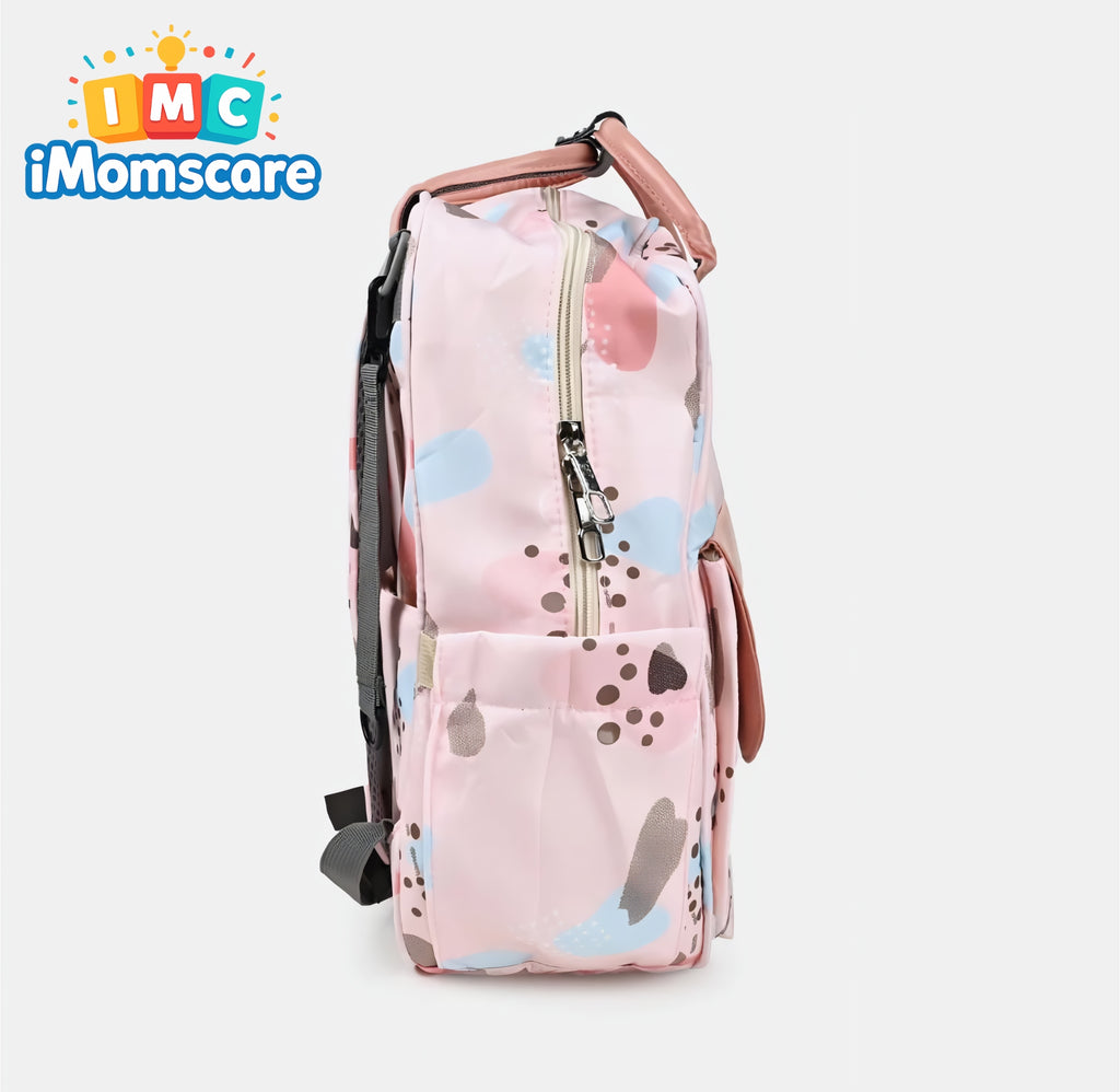 Mother Bag Pack Baby Care | Spacious Pink MBP12