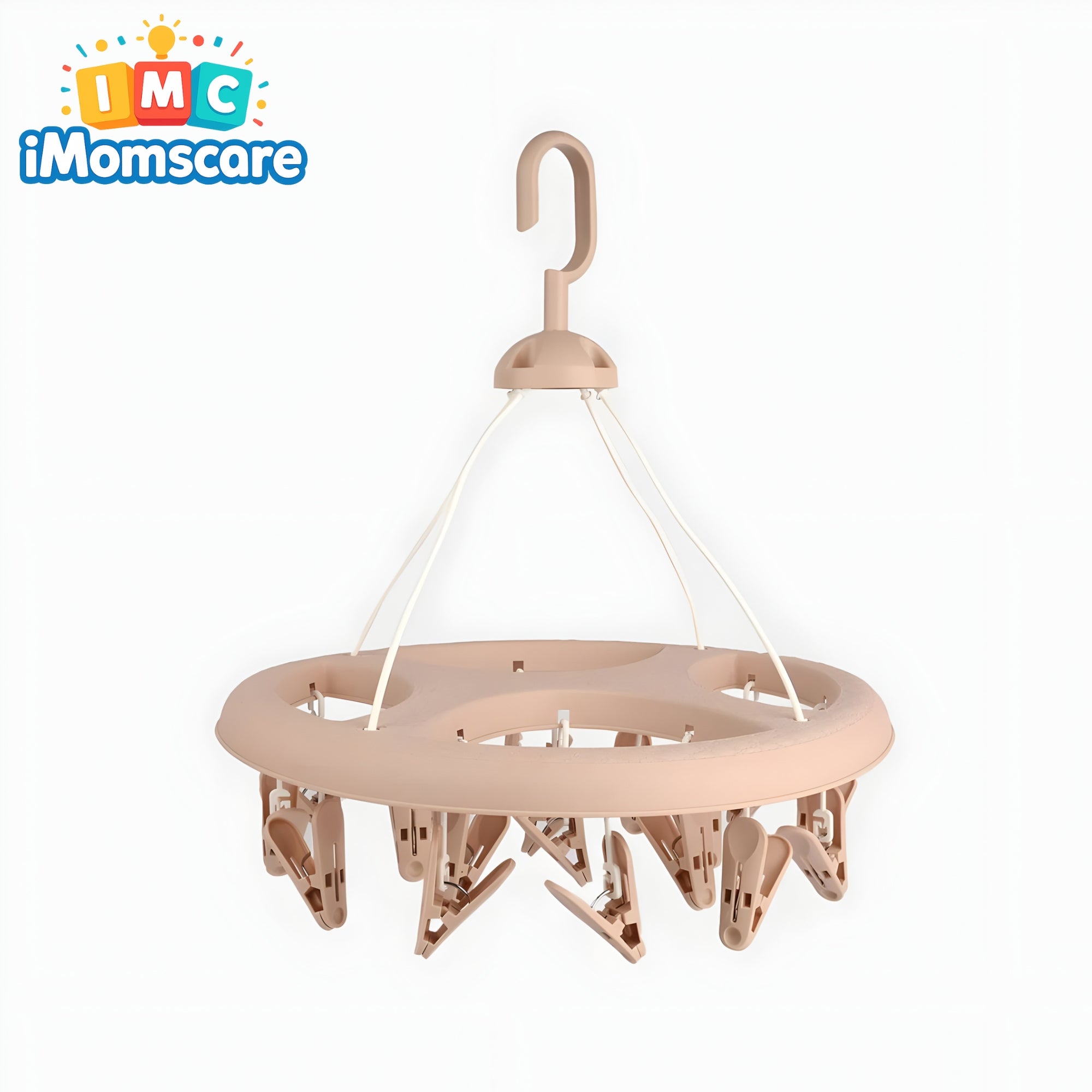 Washed Infant Cloth Hanger 20 Clips Set | Ordin HC02