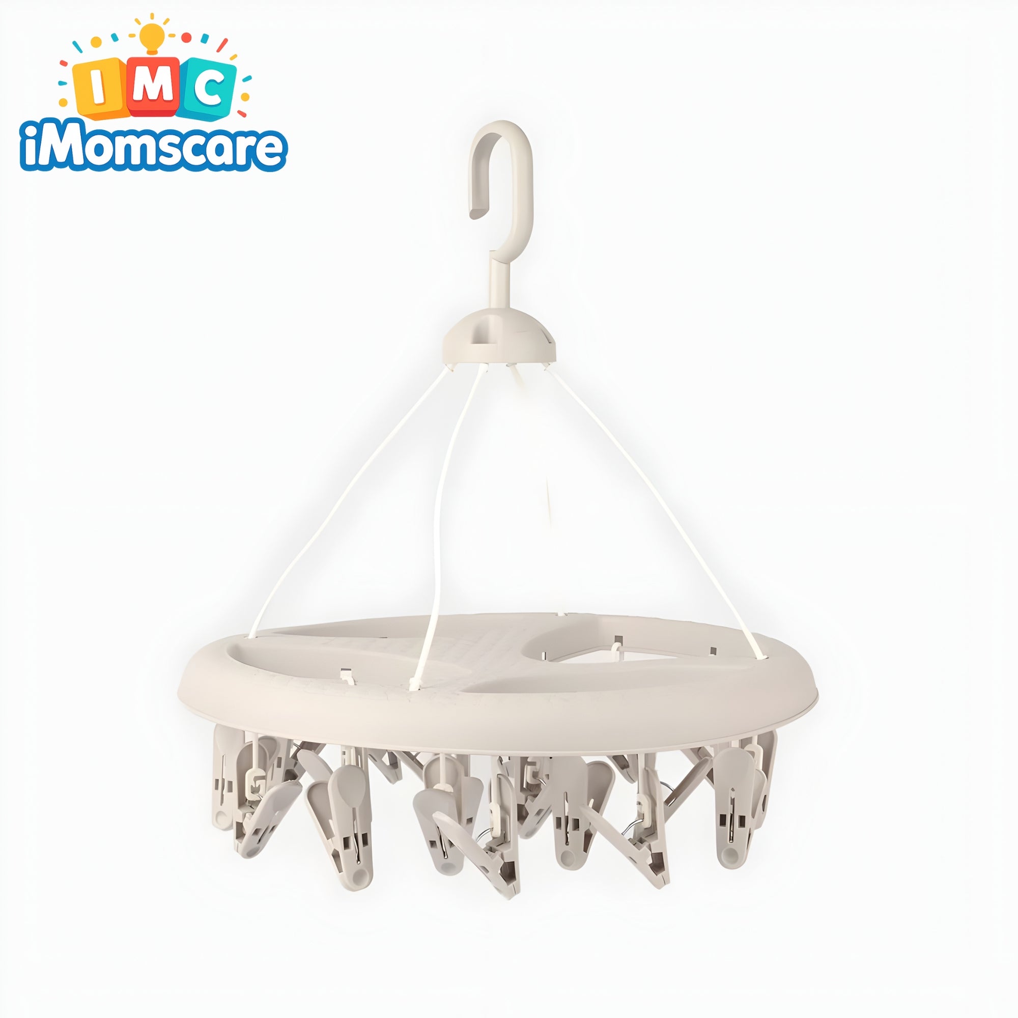 Washed Infant Cloth Hanger 20 Clips Set | Ordin HC03