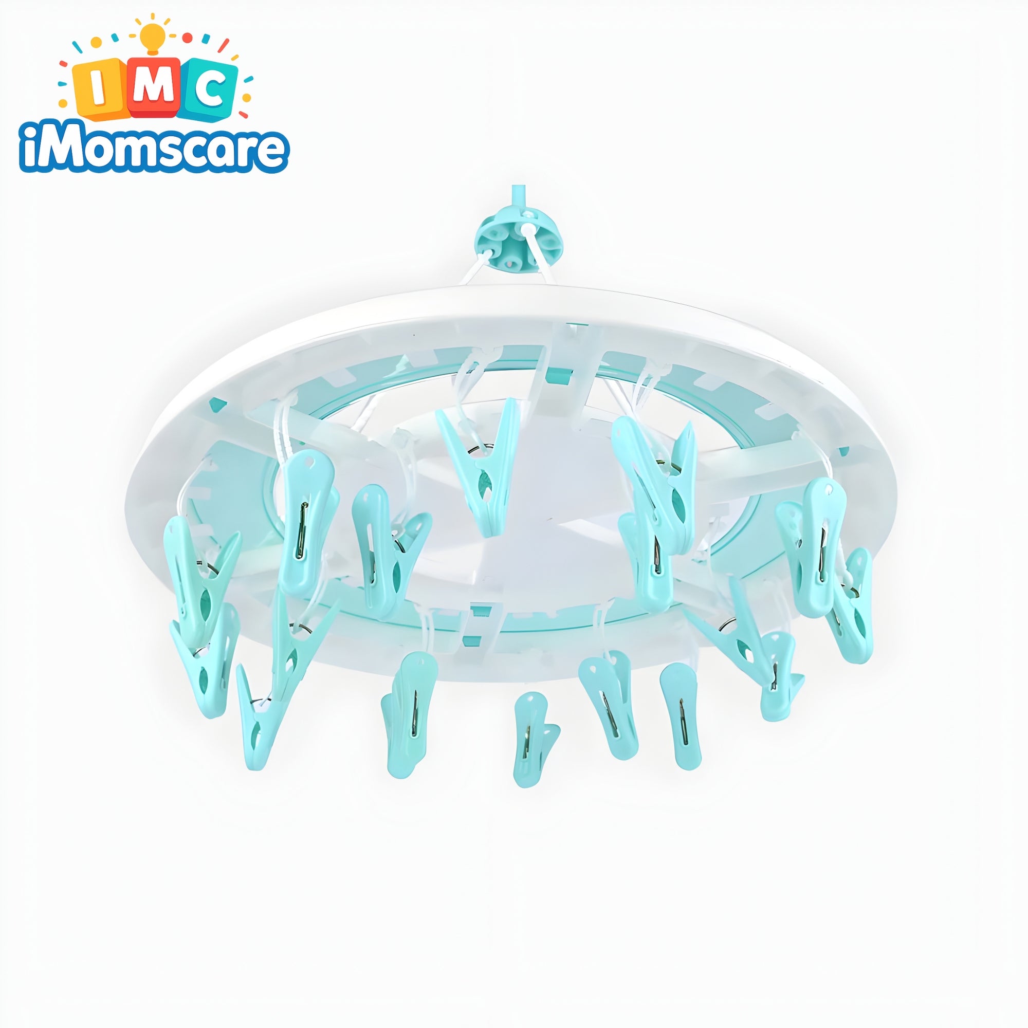 Washed Infant Cloth Hanger 18 Clips Set | Ordin HC04