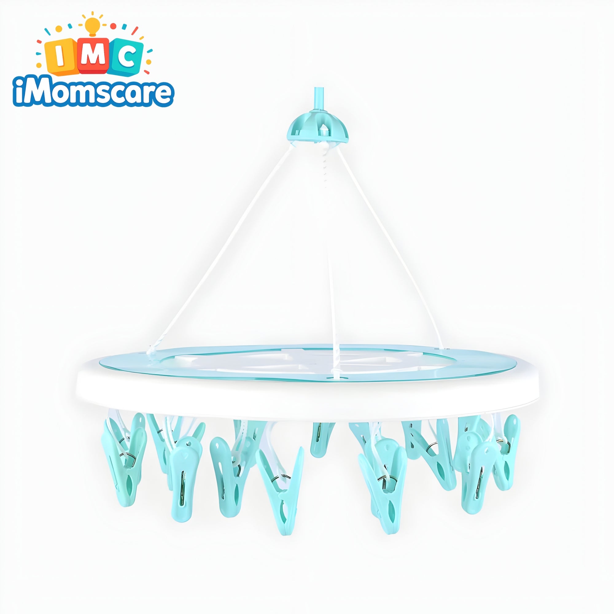 Washed Infant Cloth Hanger 18 Clips Set | Ordin HC04