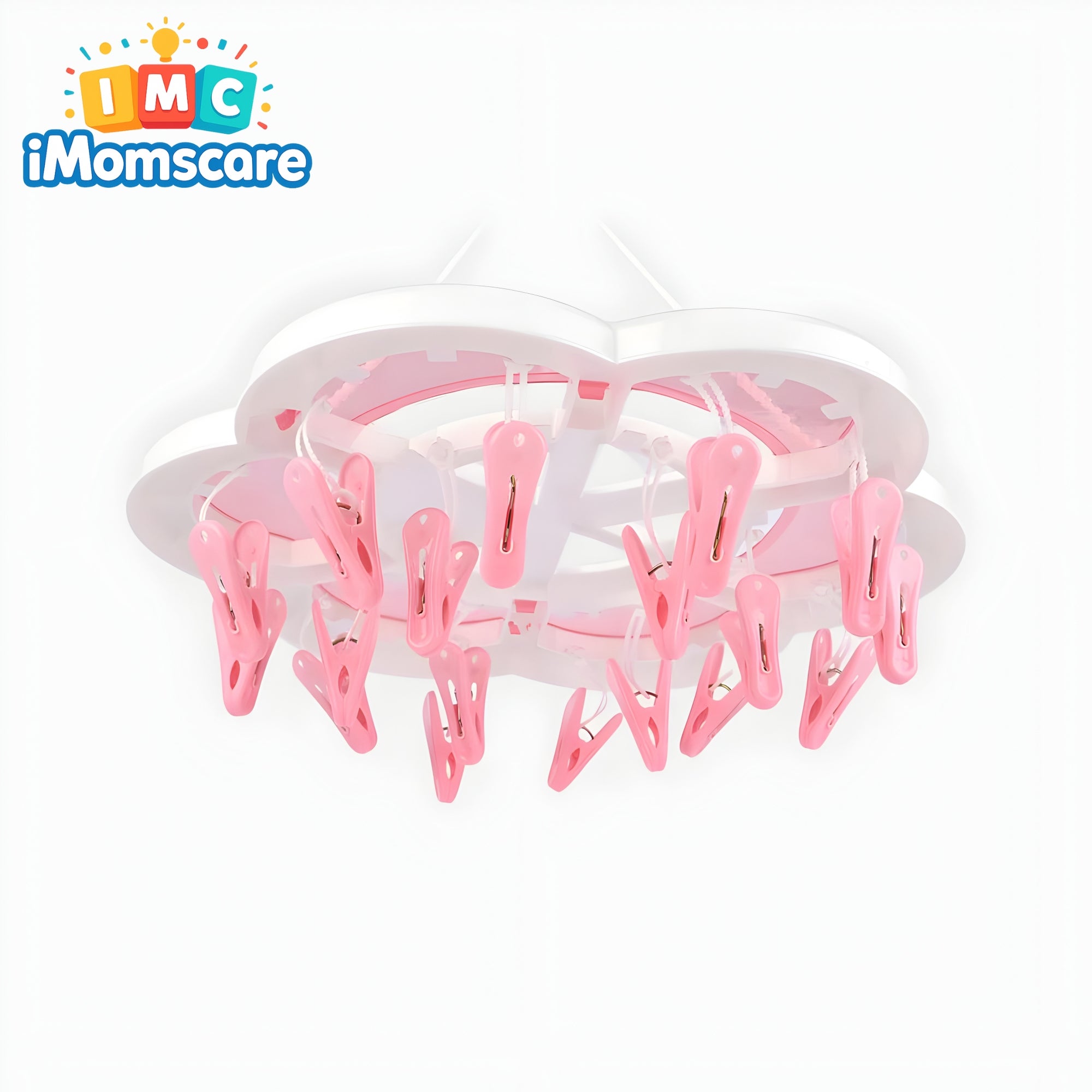 Washed Infant Cloth Hanger 18 Clips Set | Ordin HC05