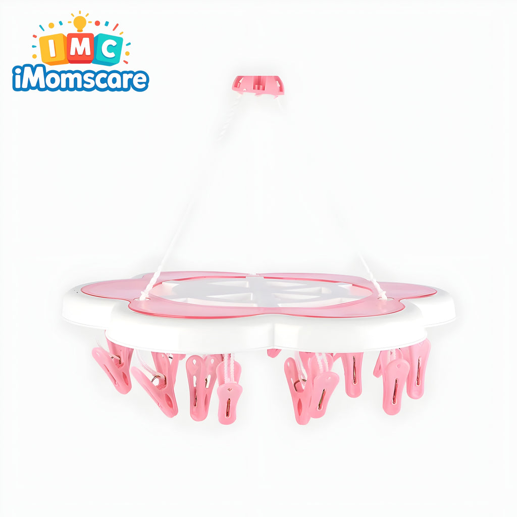 Washed Infant Cloth Hanger 18 Clips Set | Ordin HC05